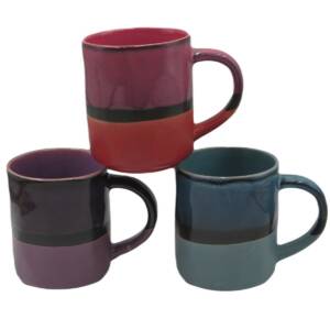 Colours mug ceramic teapot