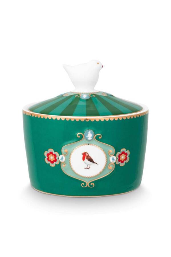 Ζαχαριέρα "Love Birds" Green