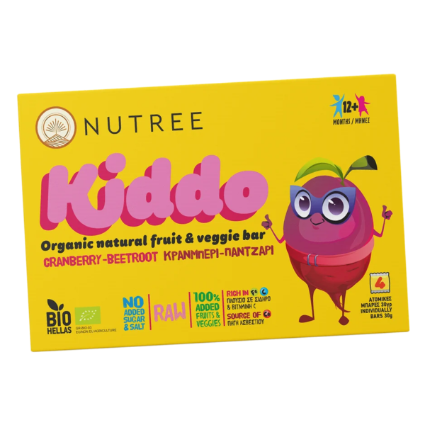 KIDDO Cranberry Beetroot (4x30g) – Βio | Nutree