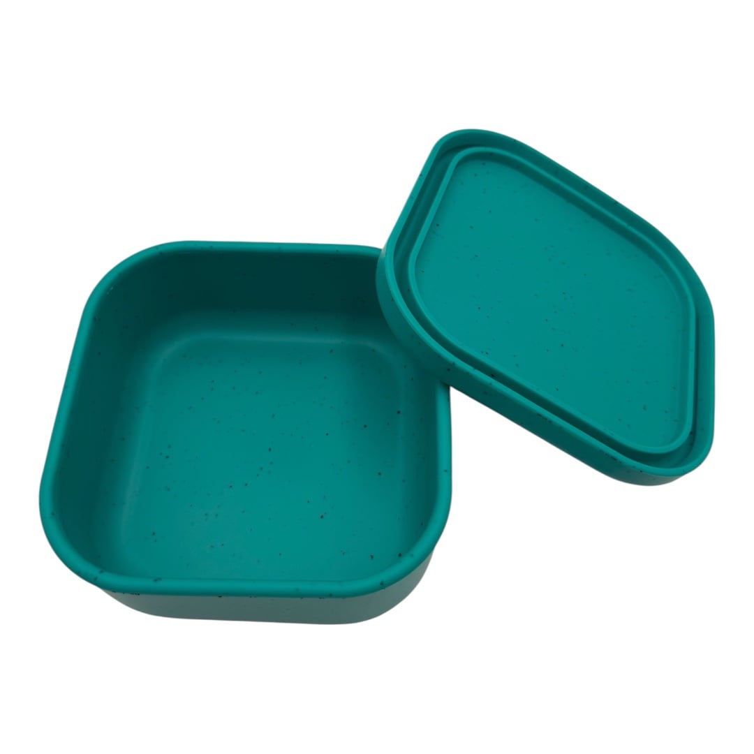 On The Go- Τετράγωνο Φαγητοδοχείο Σιλικόνης – Confetti -500ml | Dodosland - Image 3